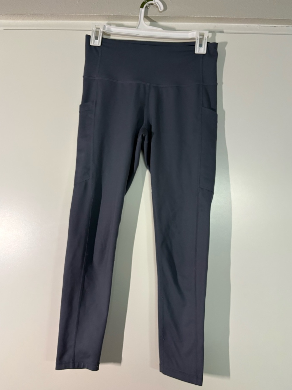 Zella Purple Gray Leggings w/Pockets
